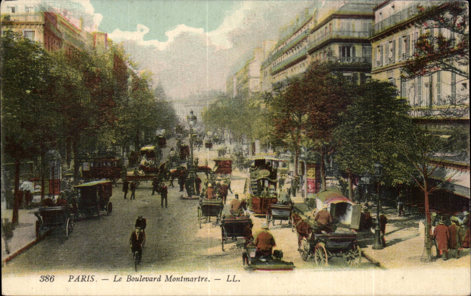 Paris CPA Boulevard Montmatre