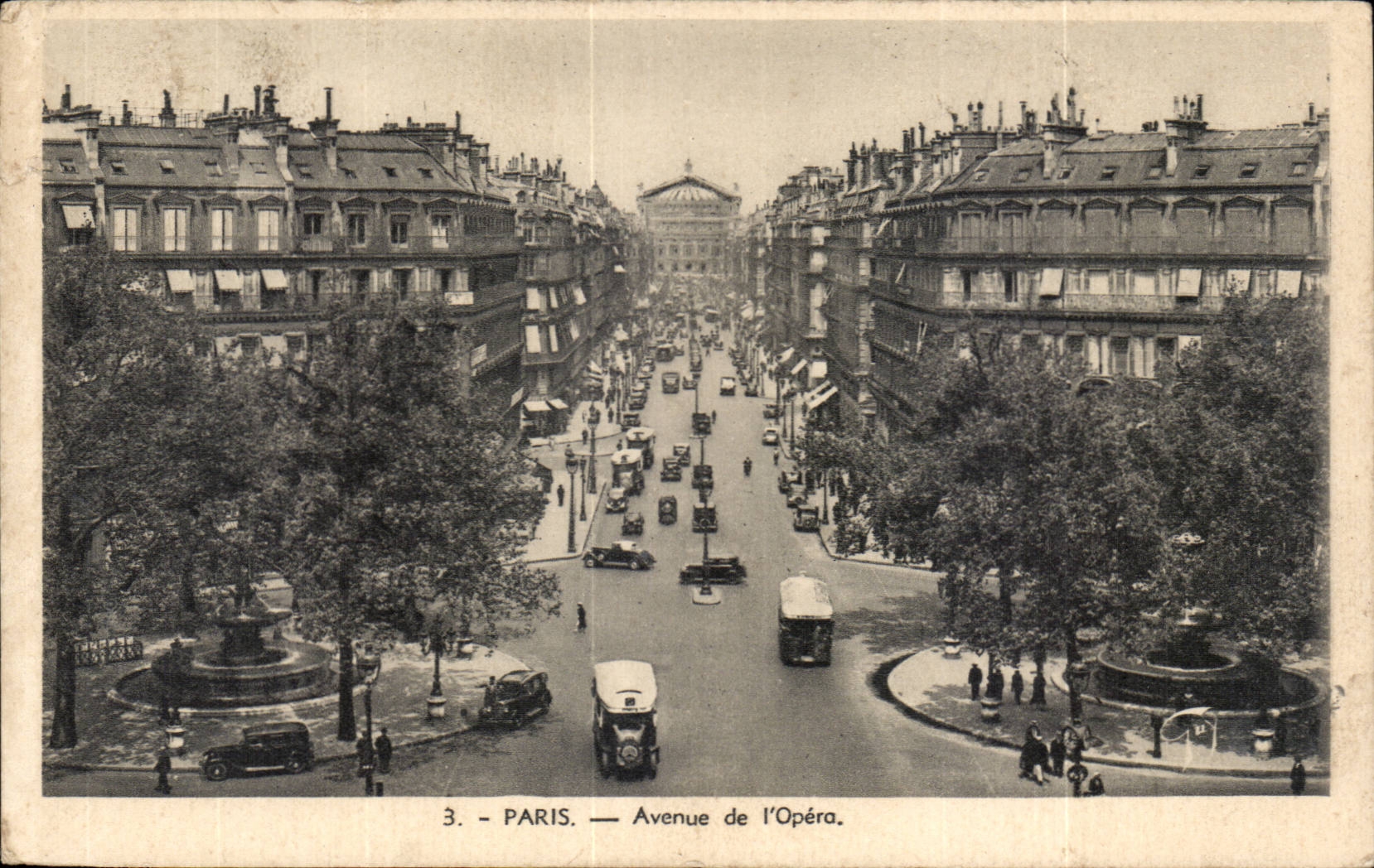 Paris CPA Avenue de l'opera