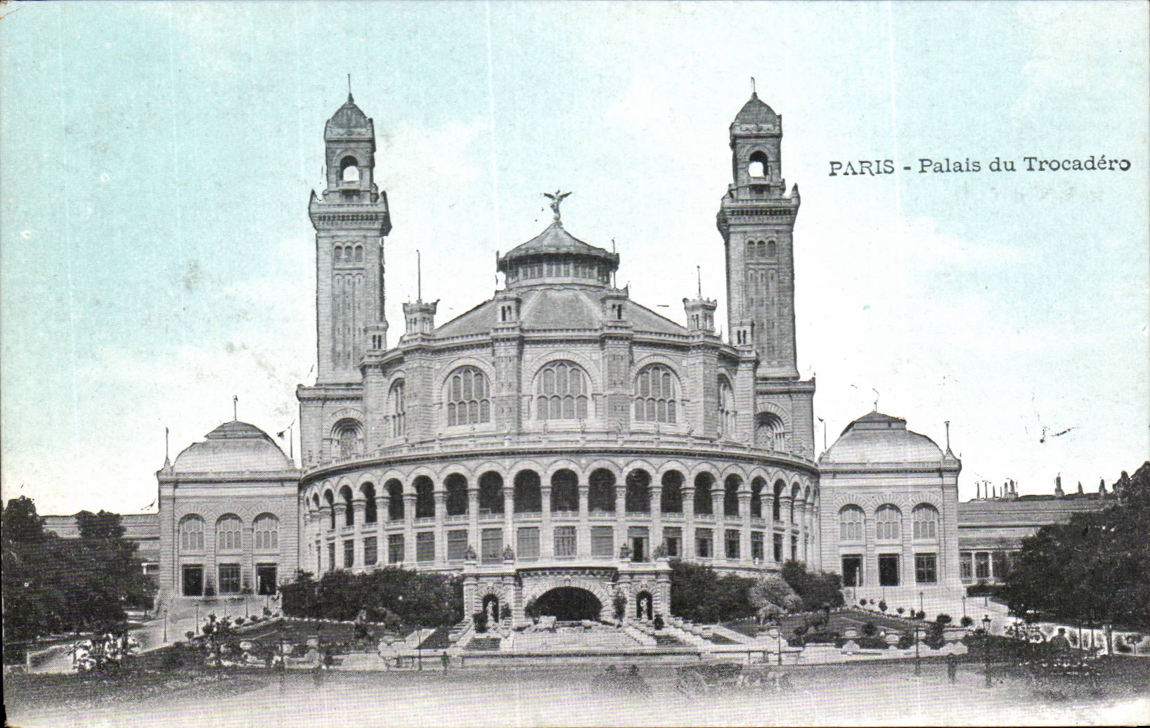 Paris CPA Palate of Trocadero