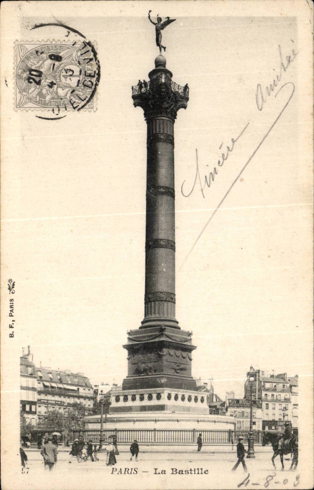 Paris CPA the Bastille