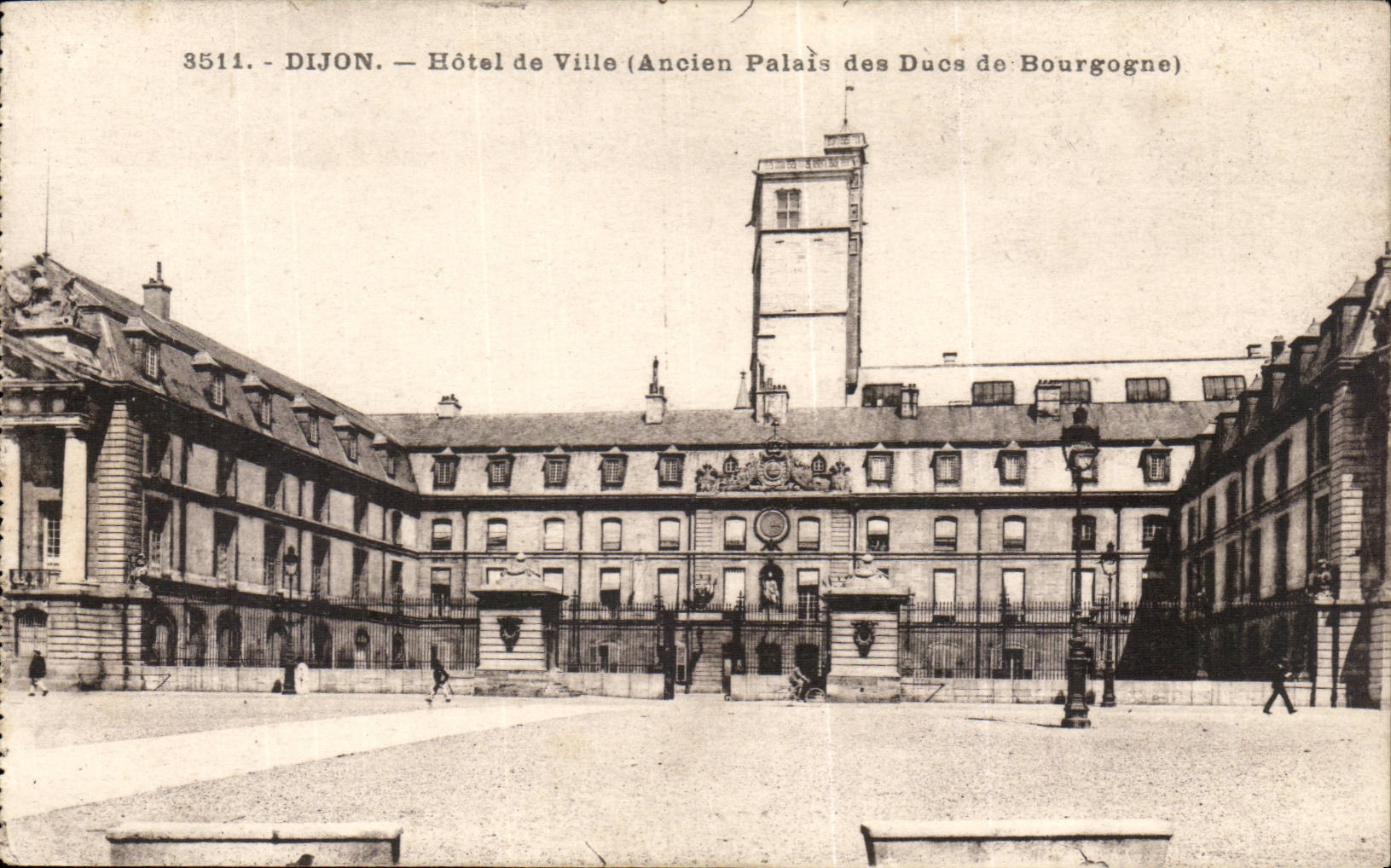 CPA Dijon Rathaus (alter Gaumen der Herzoge von Burgunder)