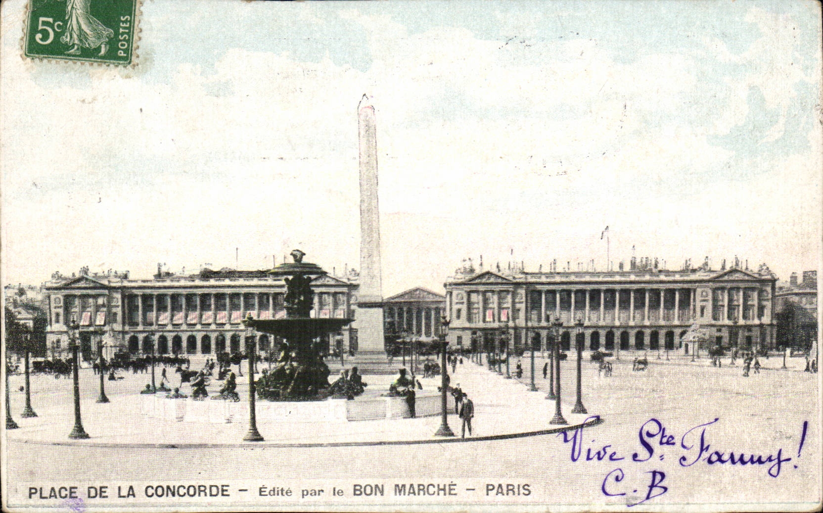 Paris CPA Place de la Concorde