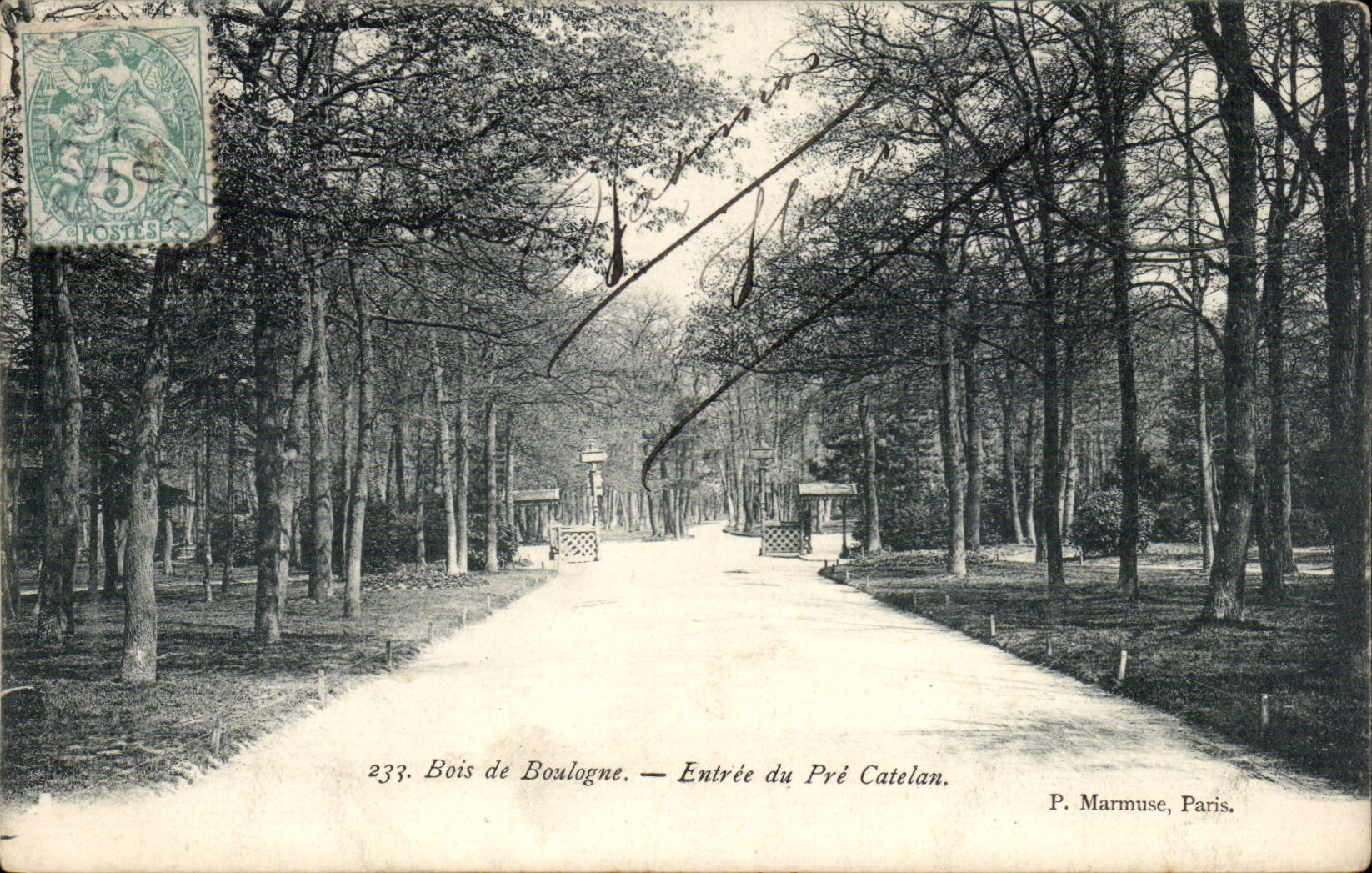 Paris CPA Bois de Boulogne Entree du Pre Catalan