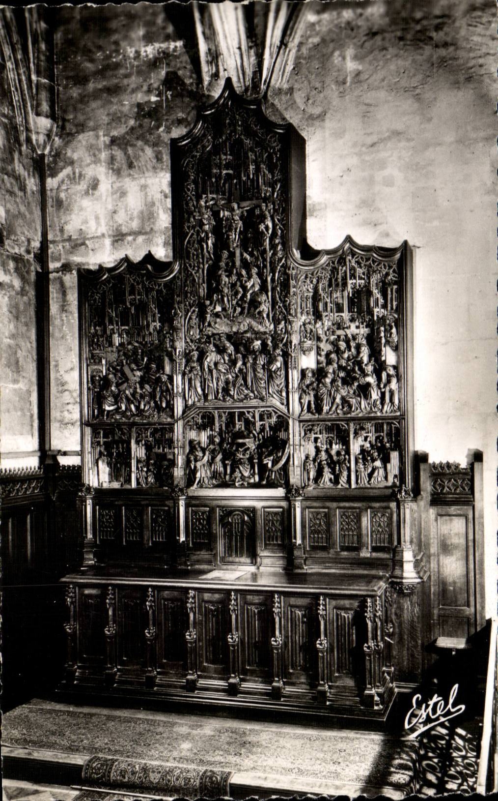 Paris CPM Saint Germain l'auxerrois Celebre retable flamand