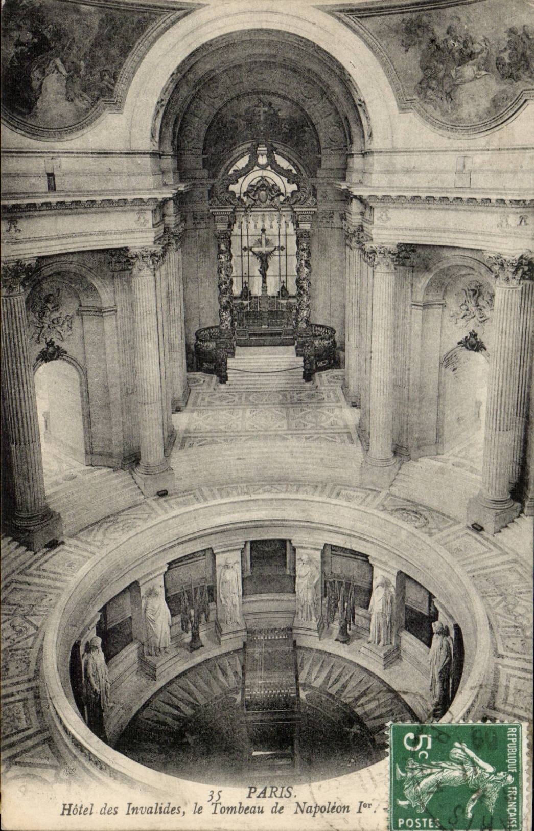 Paris CPA Hotel of Invalides the Tomb of Napoleon 1st