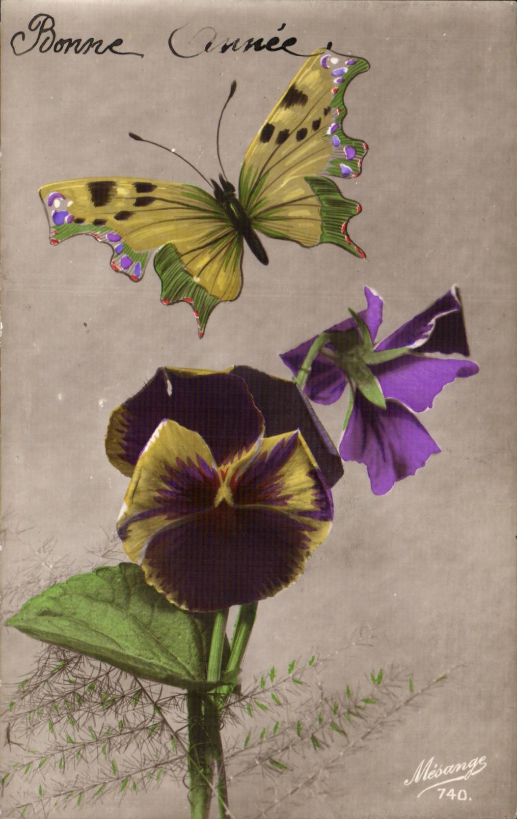 CPA Fantasy Happy New Year Butterfly Butterfly