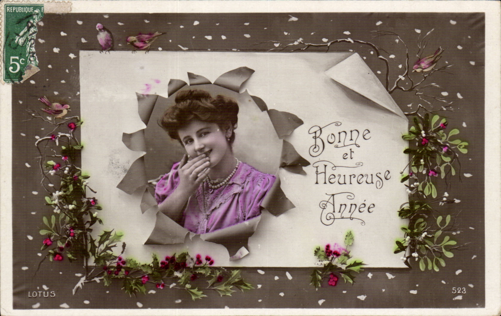 CPA Fantasy Good Woman and happy year