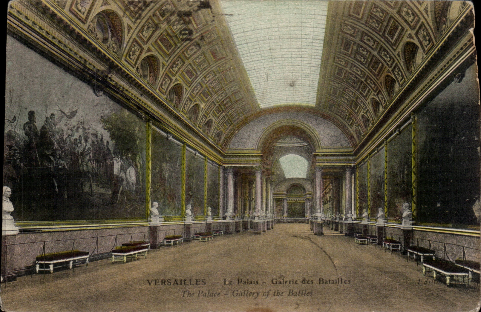 CPA Versailles the palate Gallery of the battles