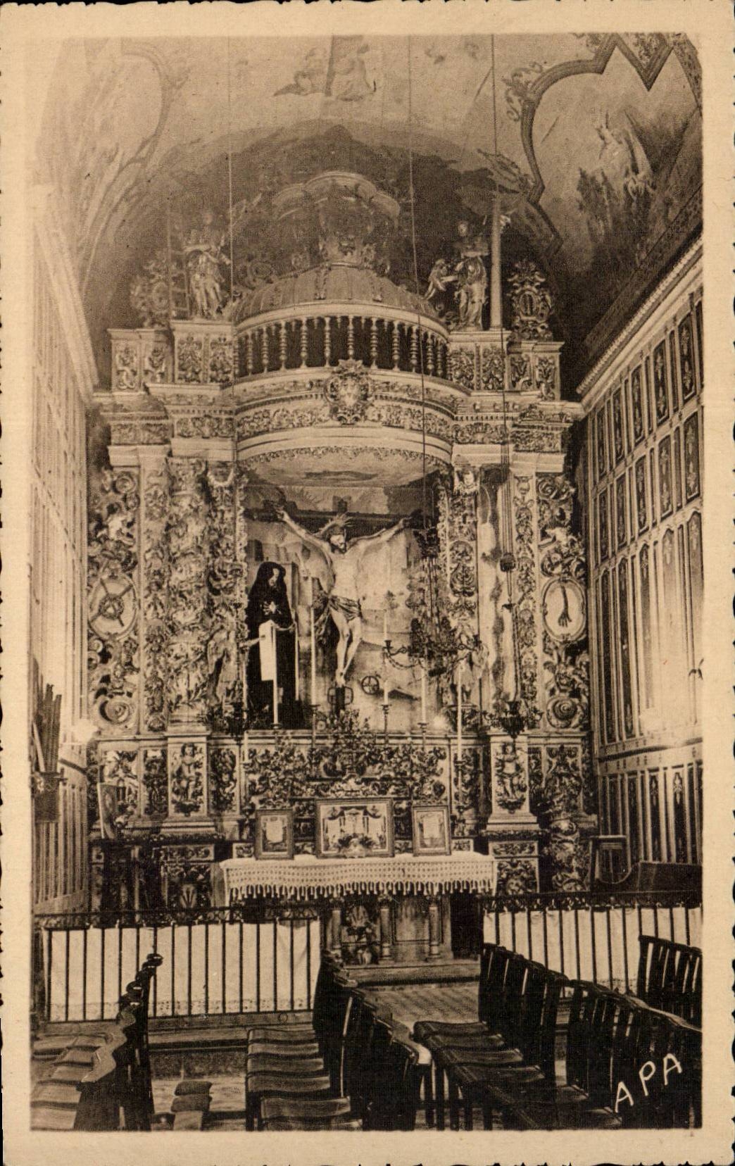 CPA Interior Collioure of the church Vault of St Face