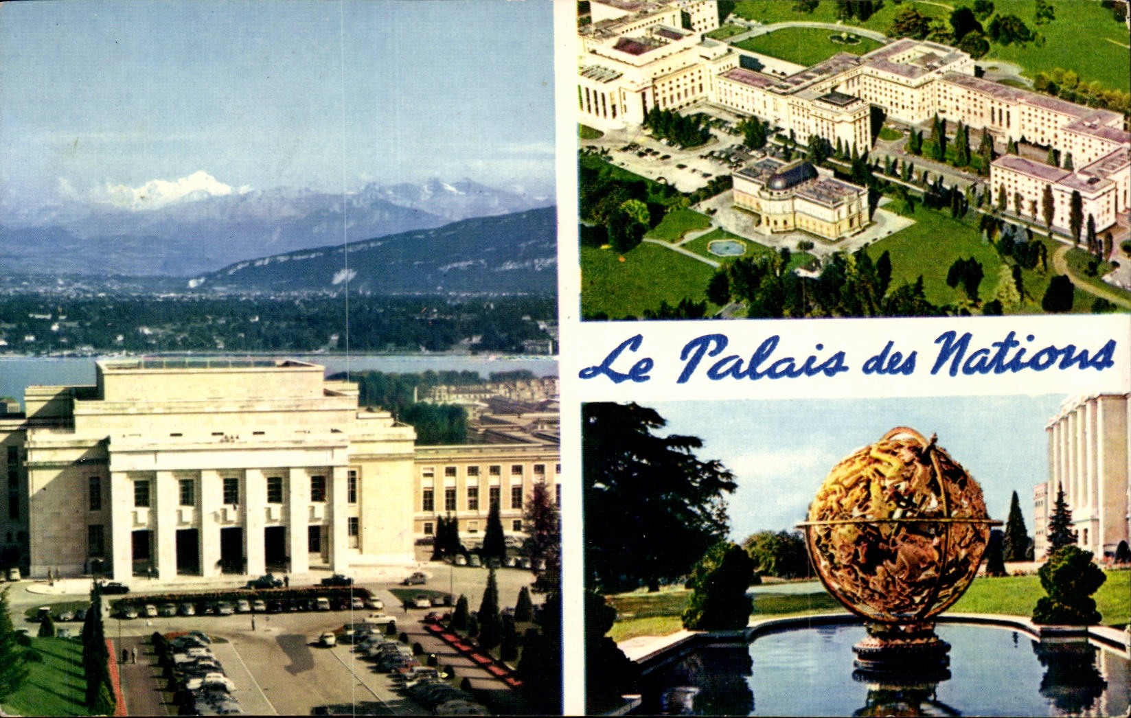 Switzerland MODERN CARD Geneva the palate of the Nations
