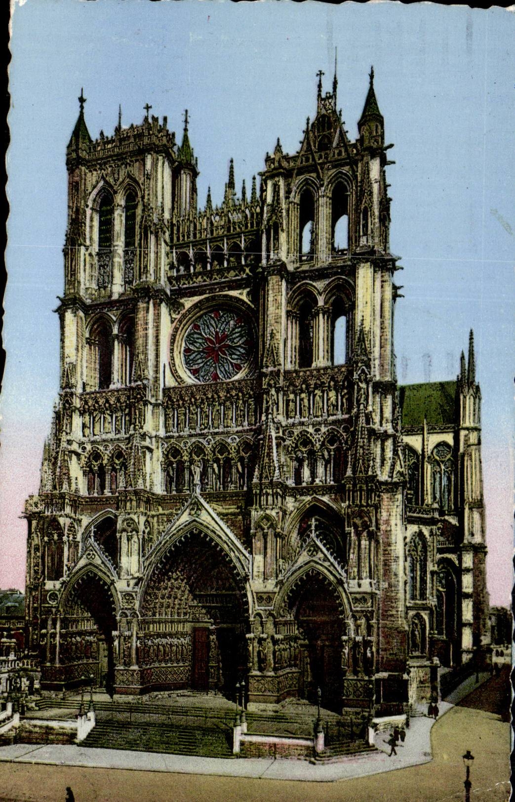 CPA Amiens the cathedral