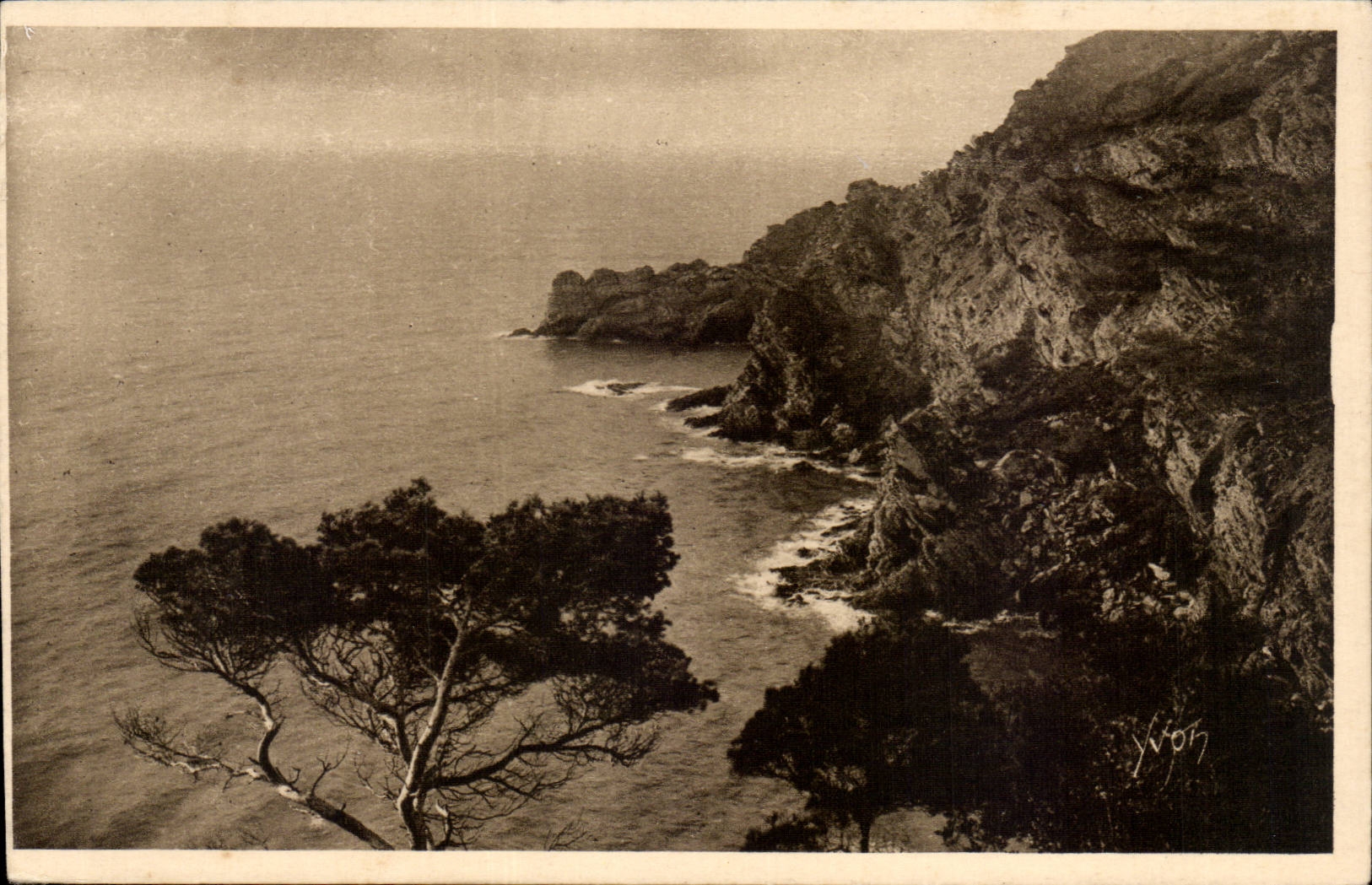 CPA Les iles d'Hyeres Porquerolles la grande cale