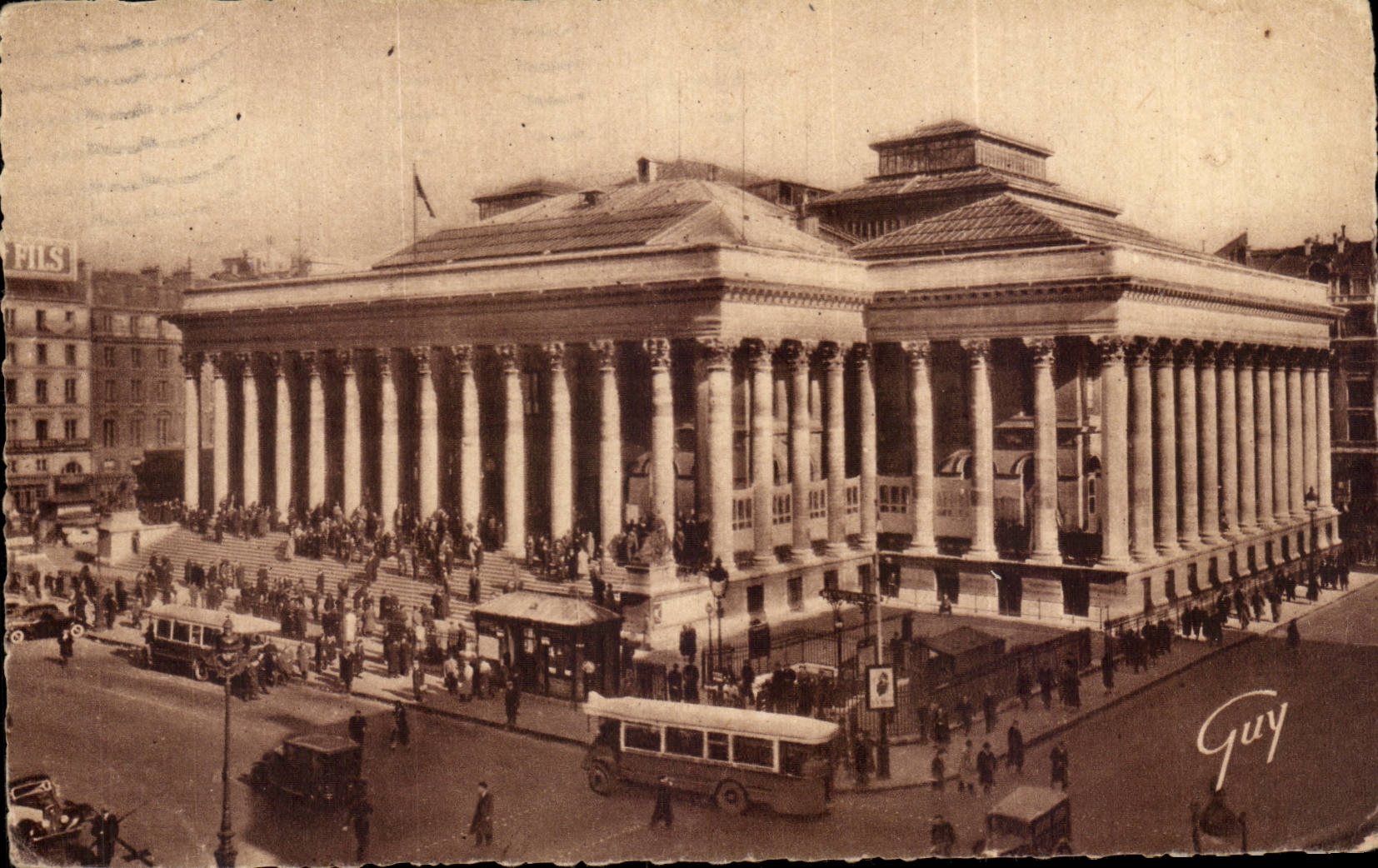 CPA Paris Stock Exchange of the transferable securities 1806 1826