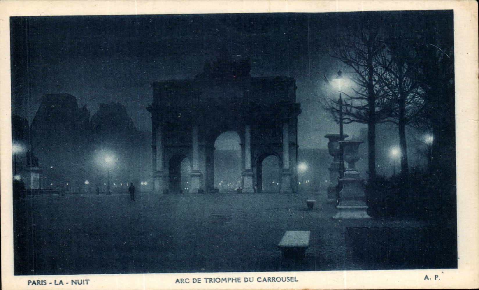 CPA Paris Arc de triomphe du Carrousel