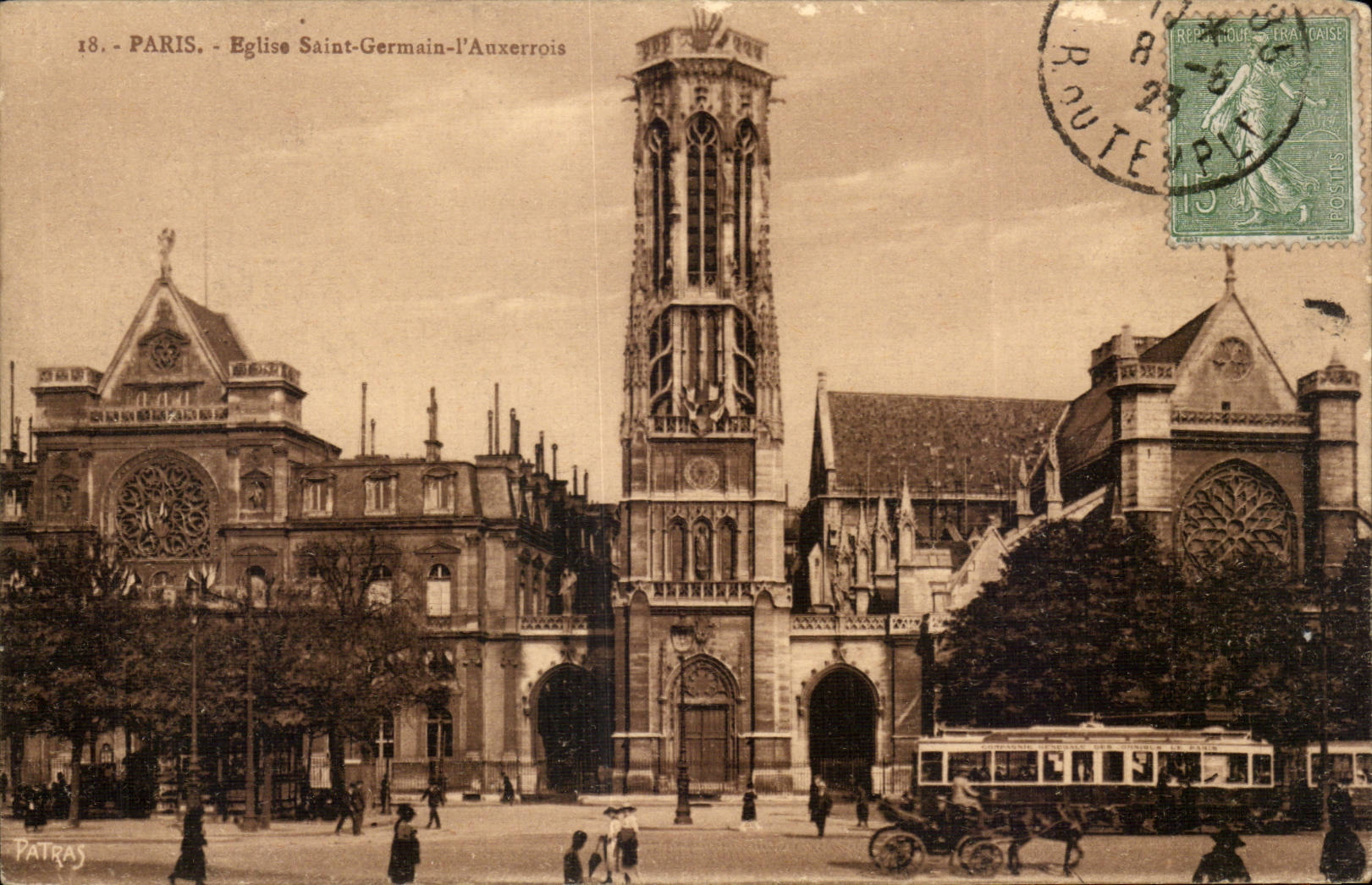 Paris CPA Eglise Saint Germain de l'auxerrois