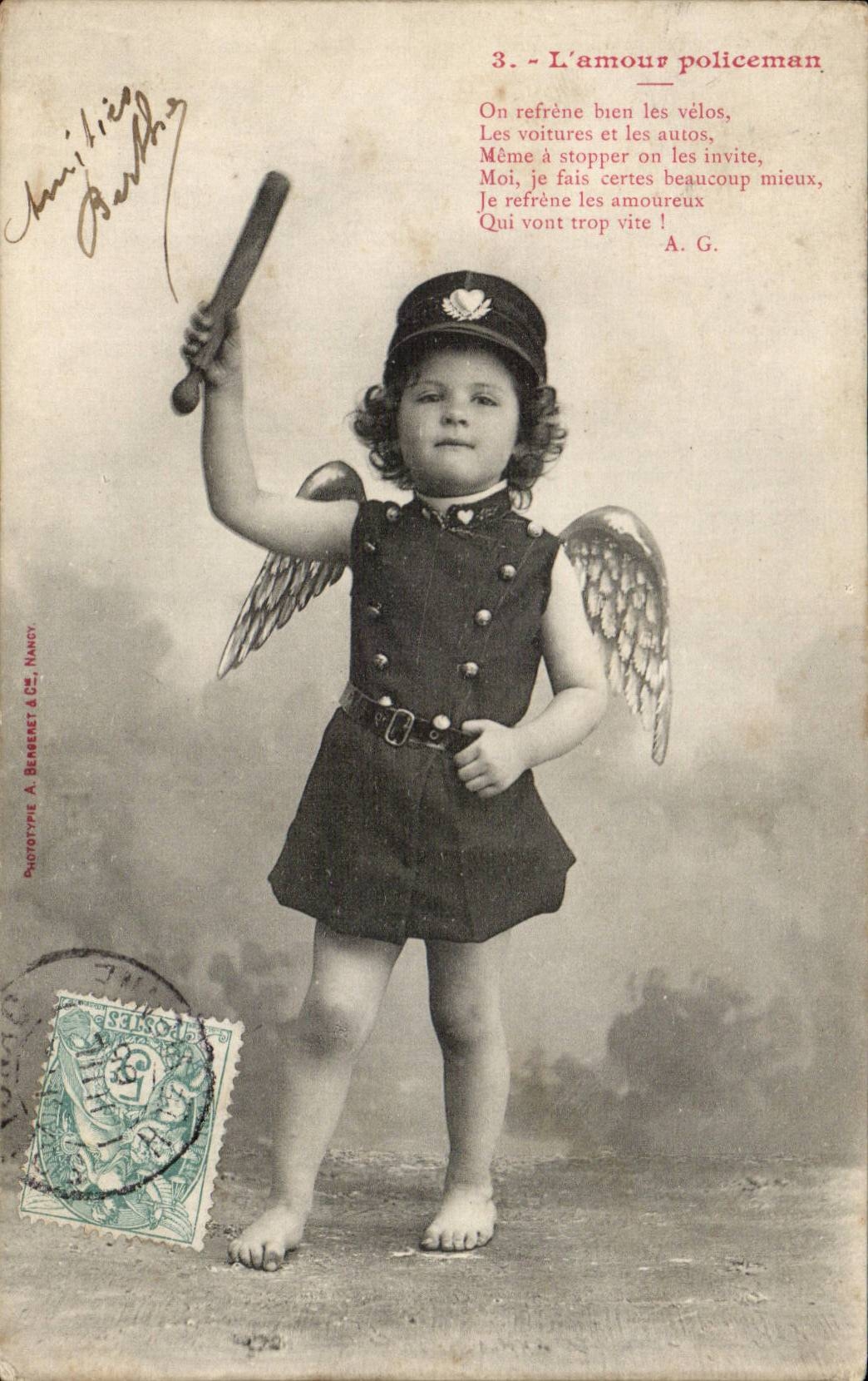 CPA Fantasy Child the love police officers police angel angel