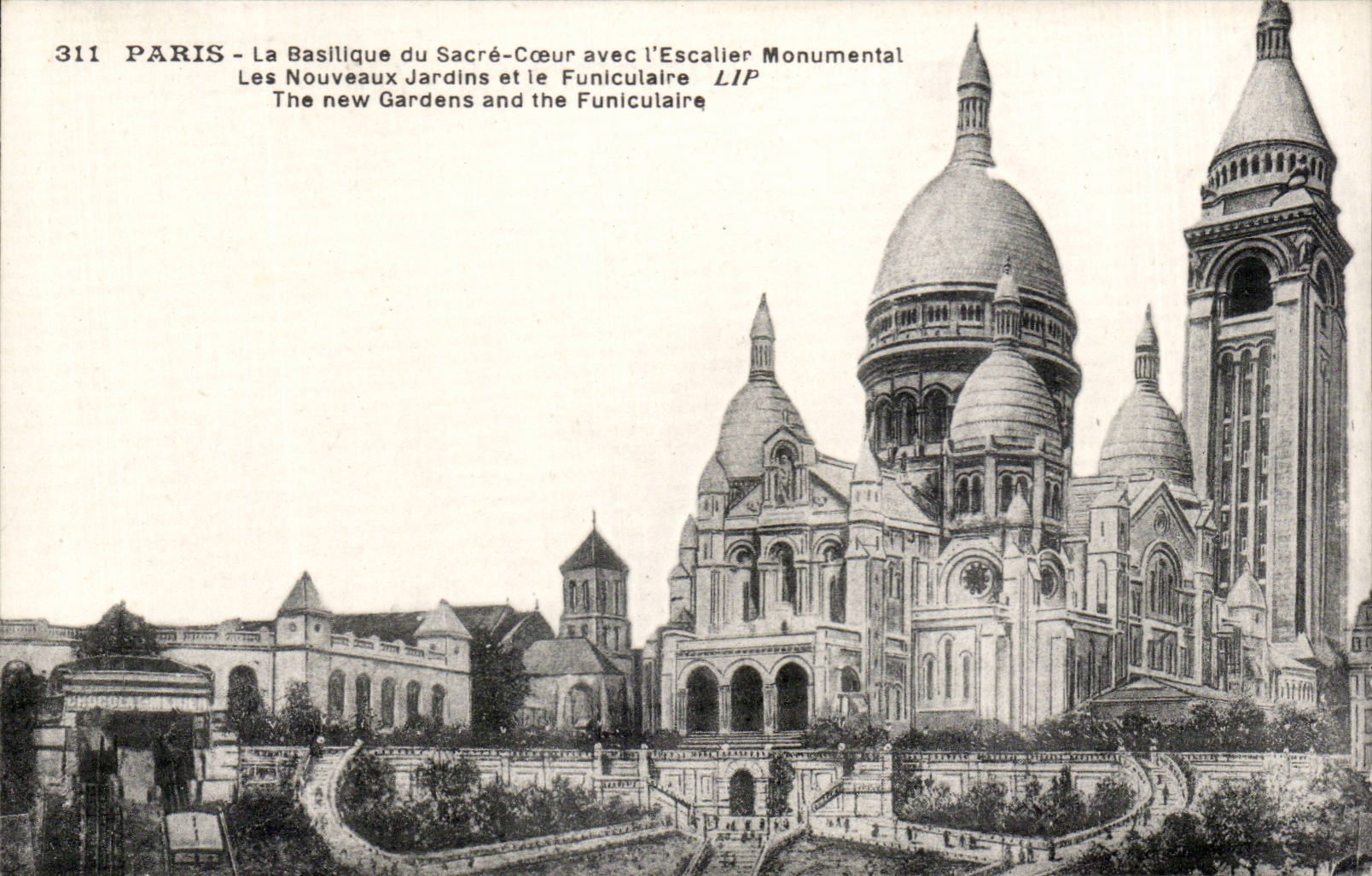 Paris CPA Basilique du Sacre Coeur de Montmartre