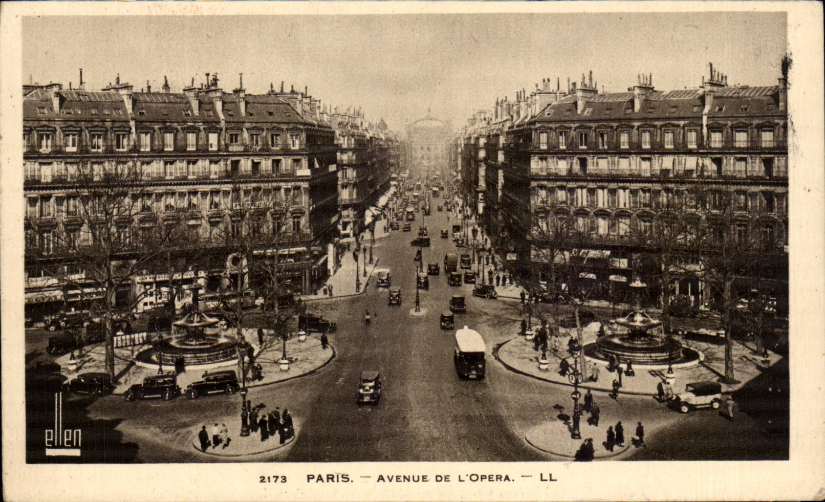 Paris CPA Avenue de l'opera