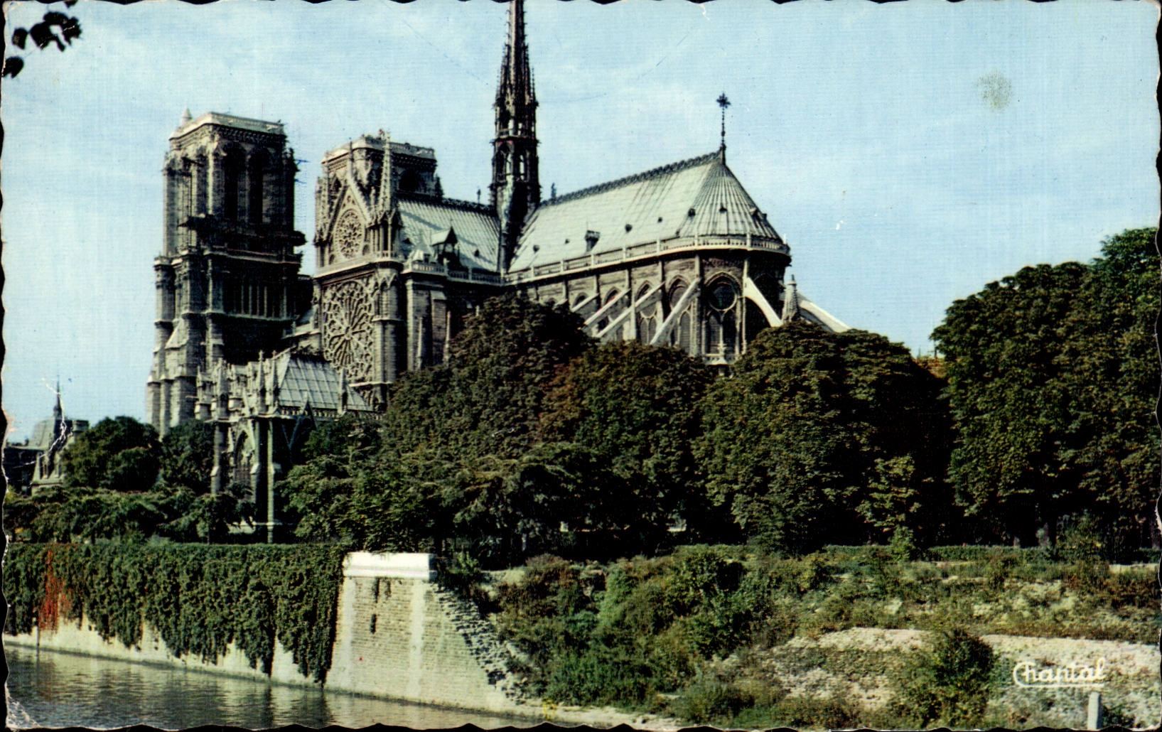 Paris CPM Notre Dame et la Seine