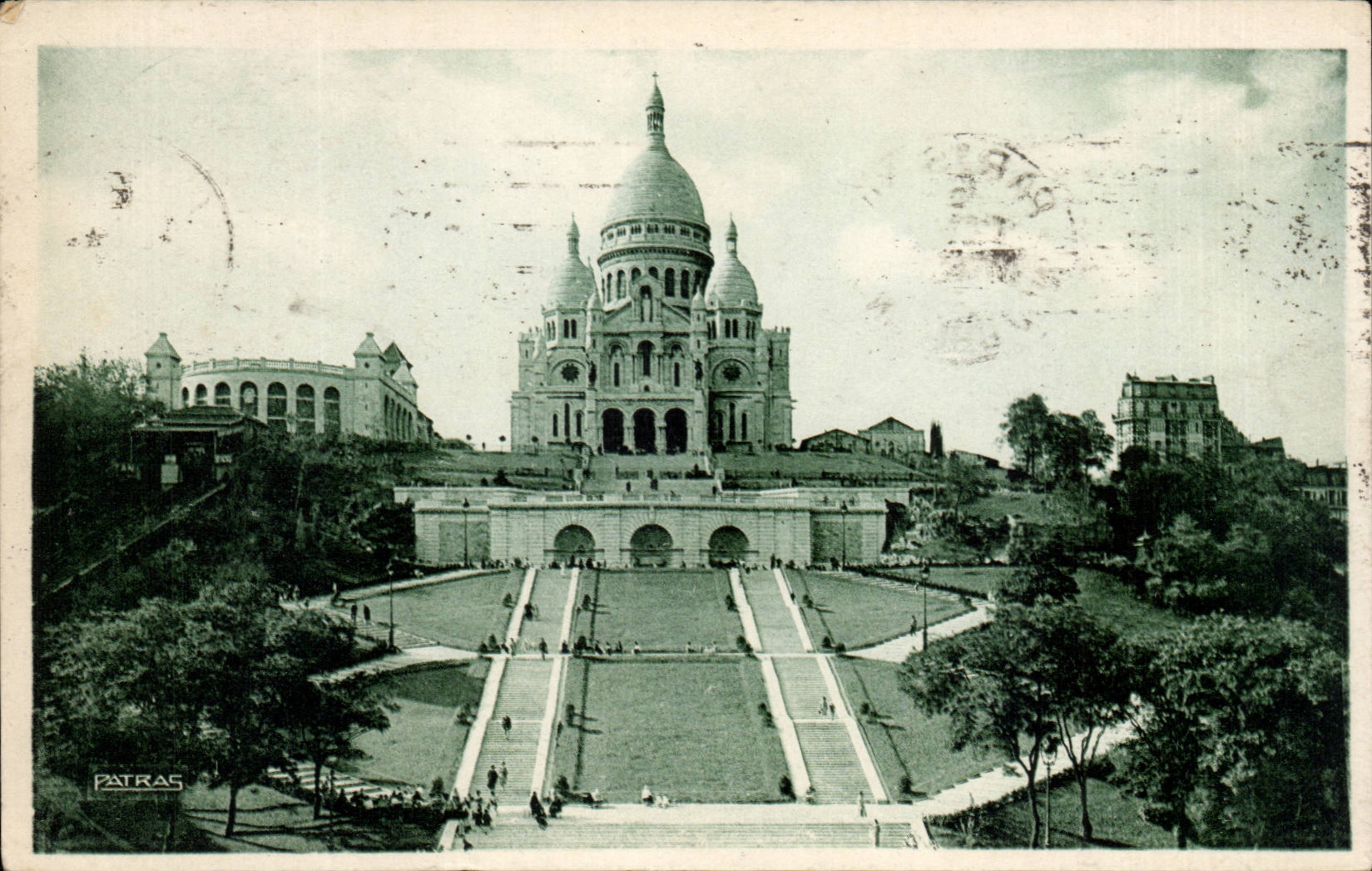 Paris CPA Basilique du Sacre Coeur