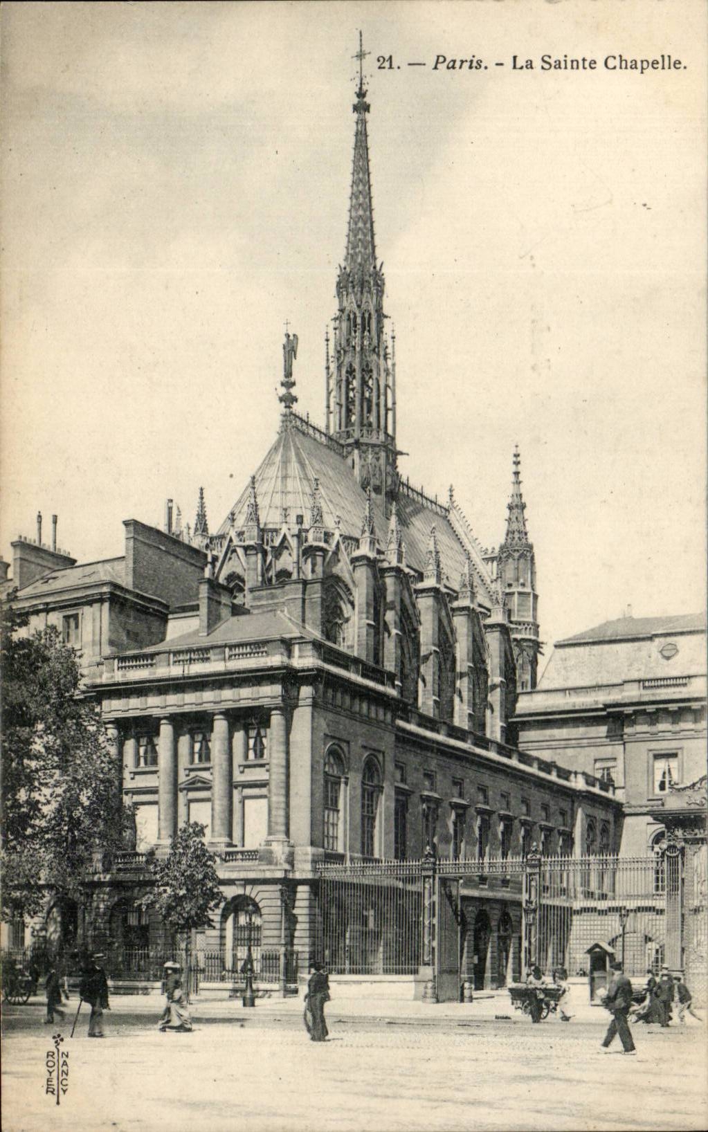 Paris CPA la sainte Chapelle