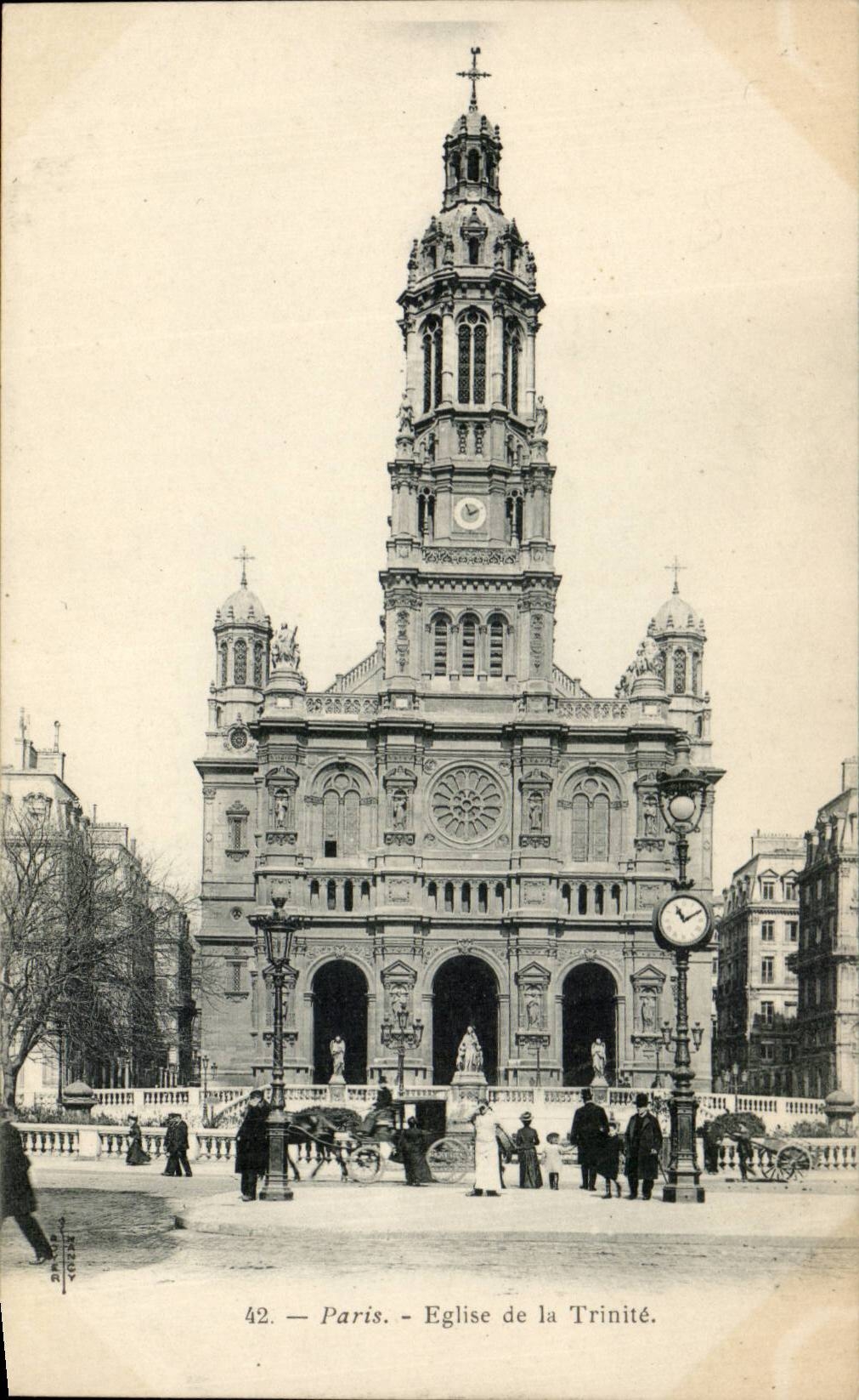 Paris CPA Church of the Trinity