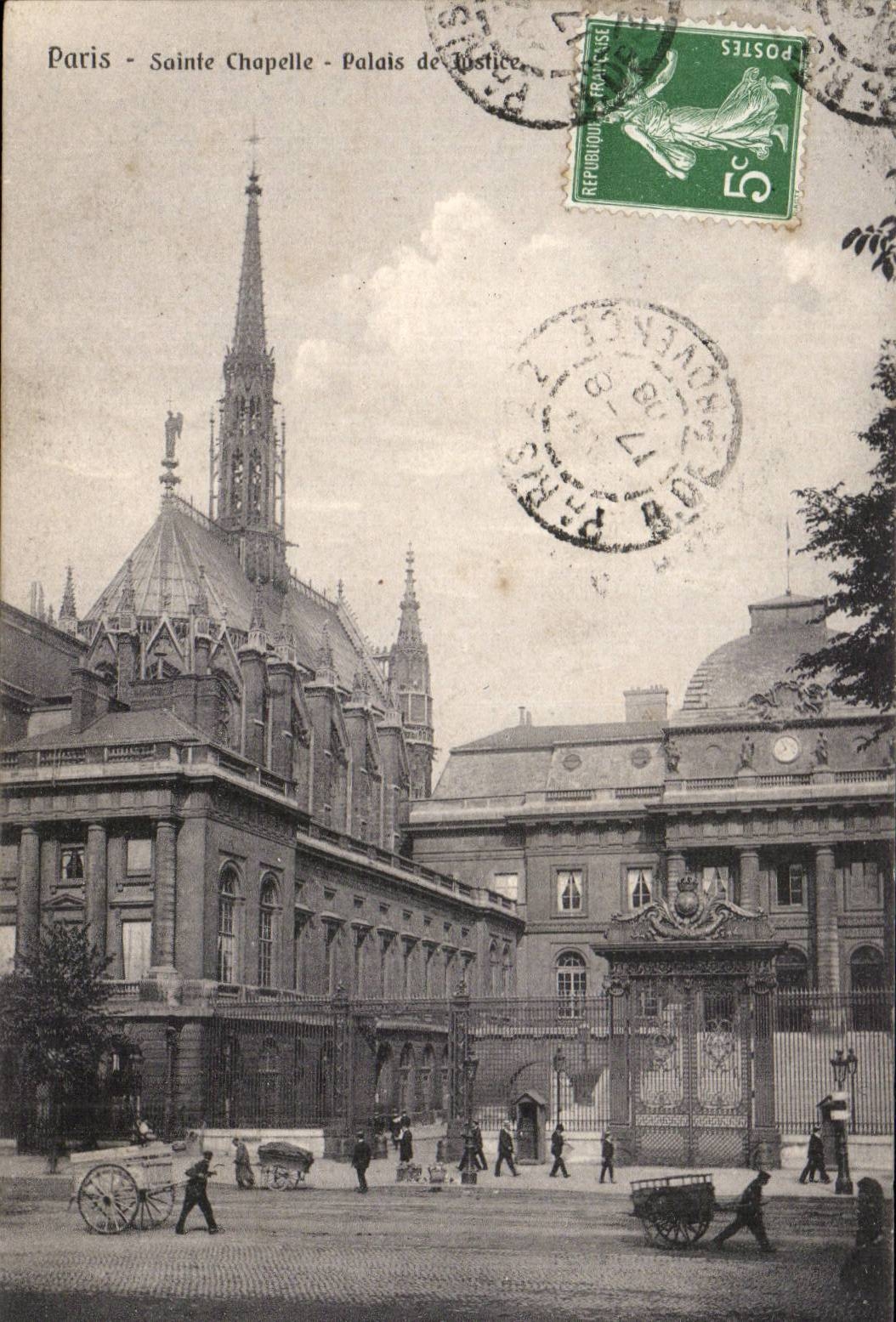 Paris CPA Saint Chapelle Palais de justice
