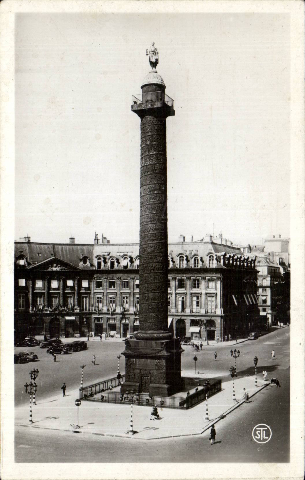 Paris MODERN CARD Vendome Column