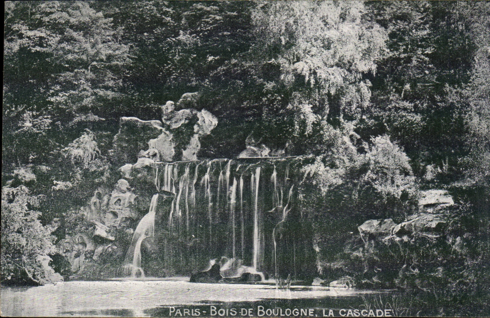 Paris CPA Bois de Boulogne La cascade