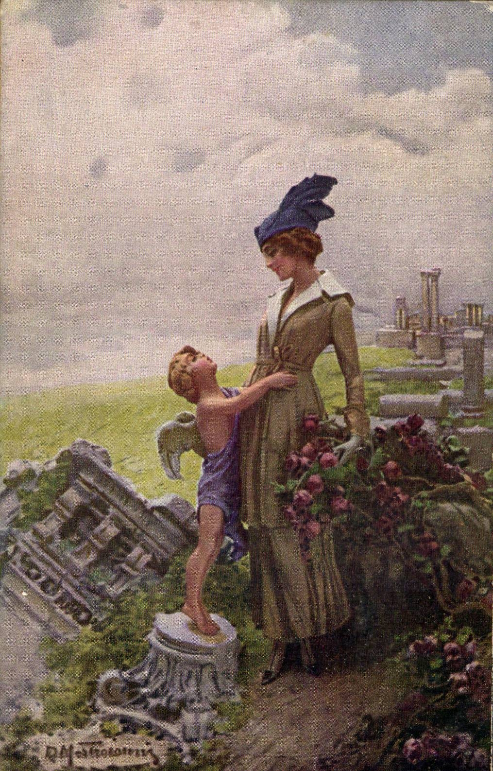 CPA Fantasy Woman and angel angel