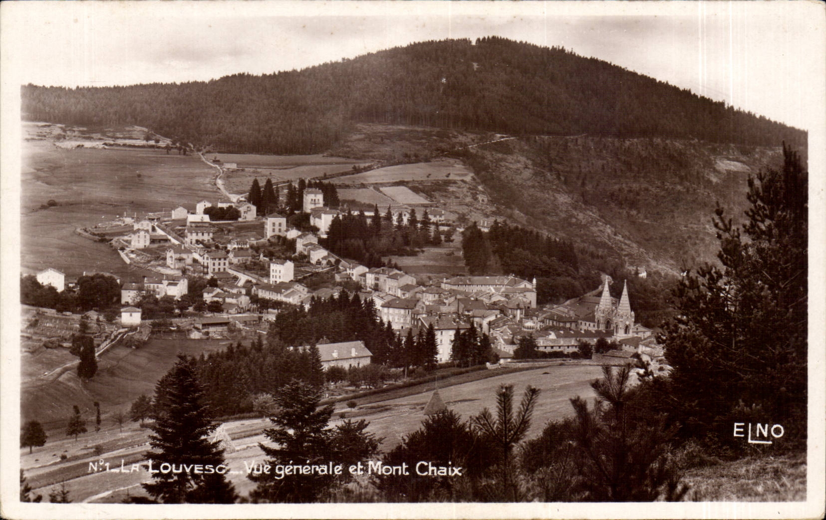 Louvesc CPA View and Chaix Mount