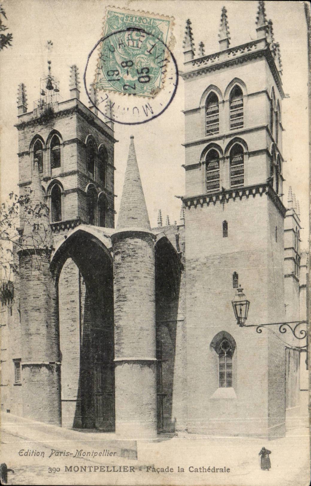 CPA Montpellier La cathedrale