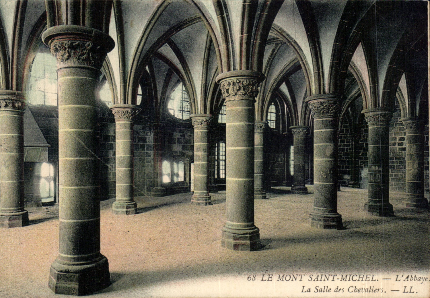 CPA Mont Saint Michel the Room abbey of the knights