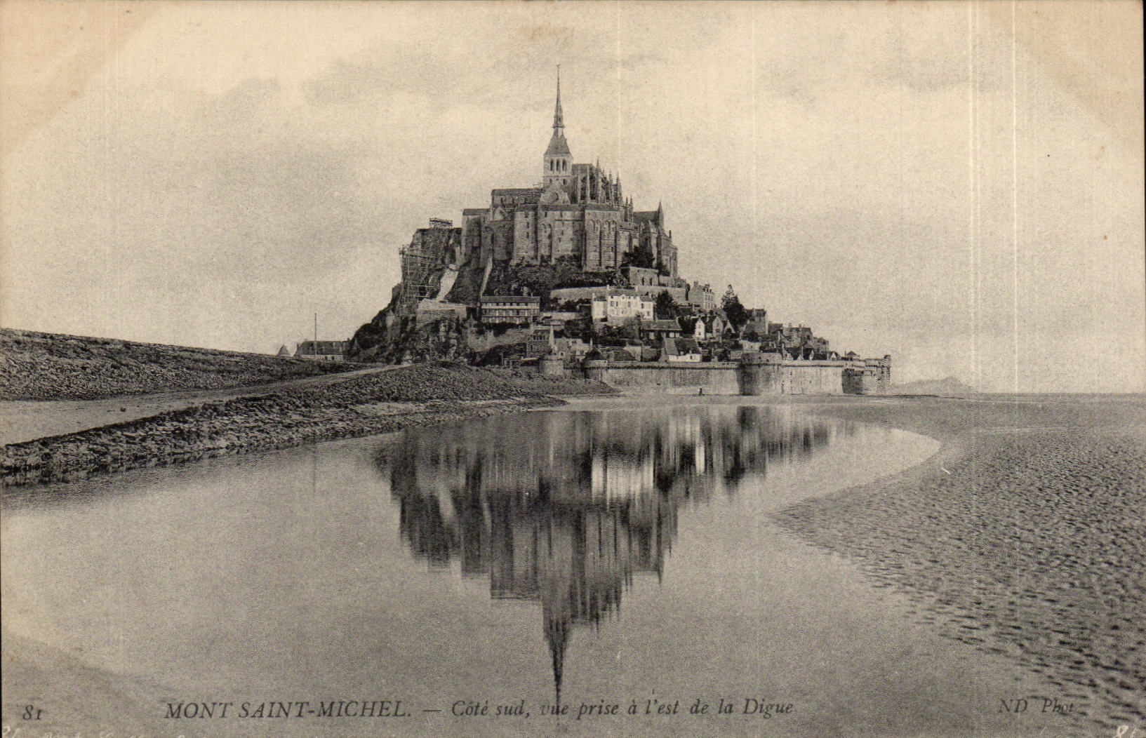 CPA Mont Saint Michel southern Dimension