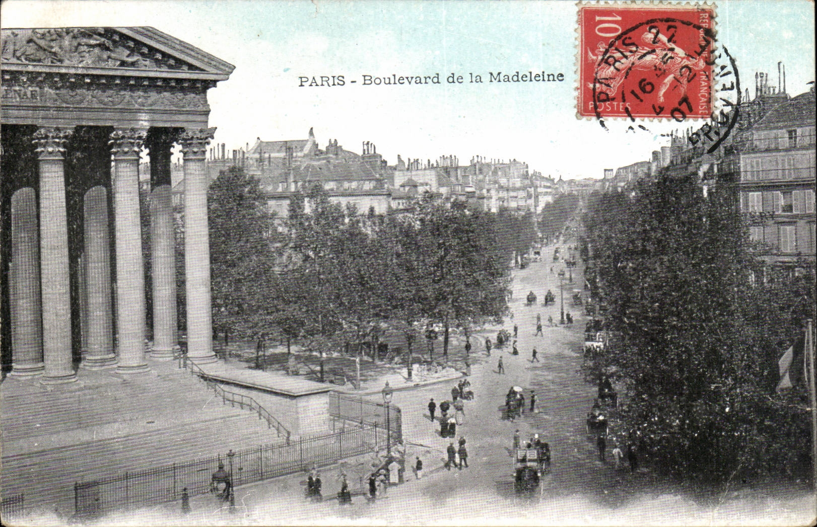 CPA Paris Boulevard de la Madeleine