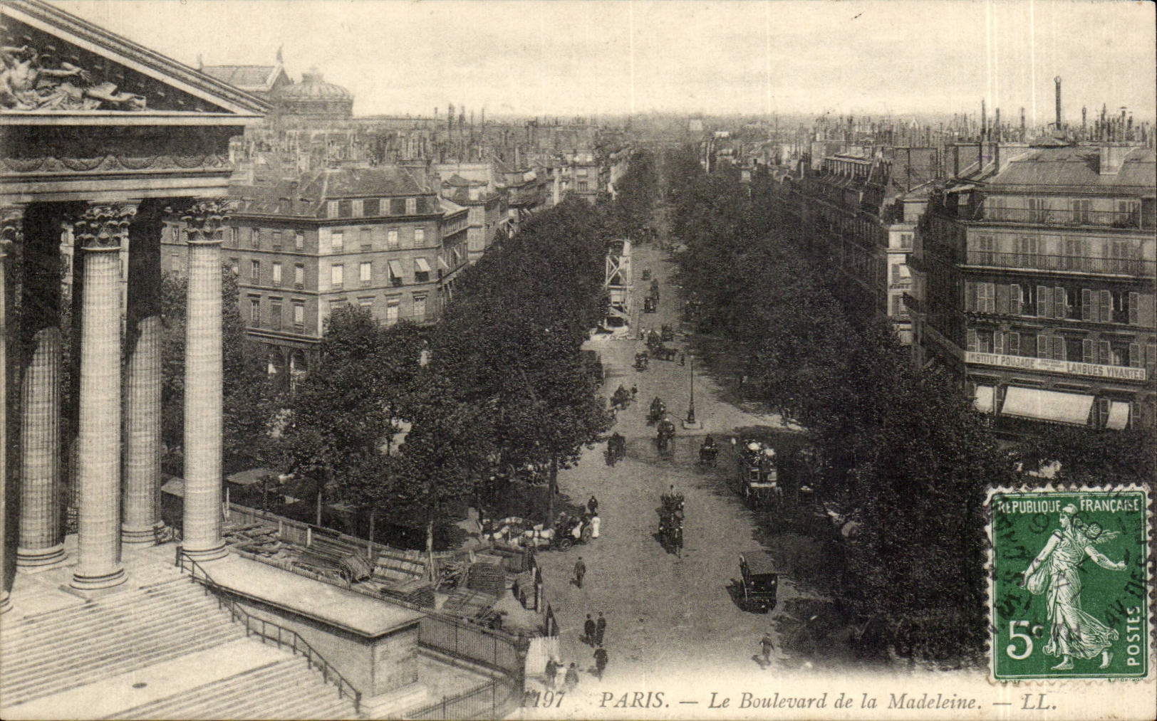 CPA Paris Boulevard de la Madeleine