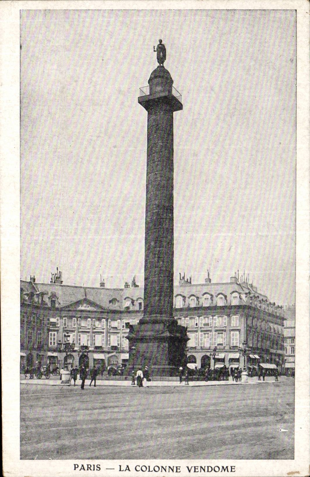 CPA Paris the Vendome column
