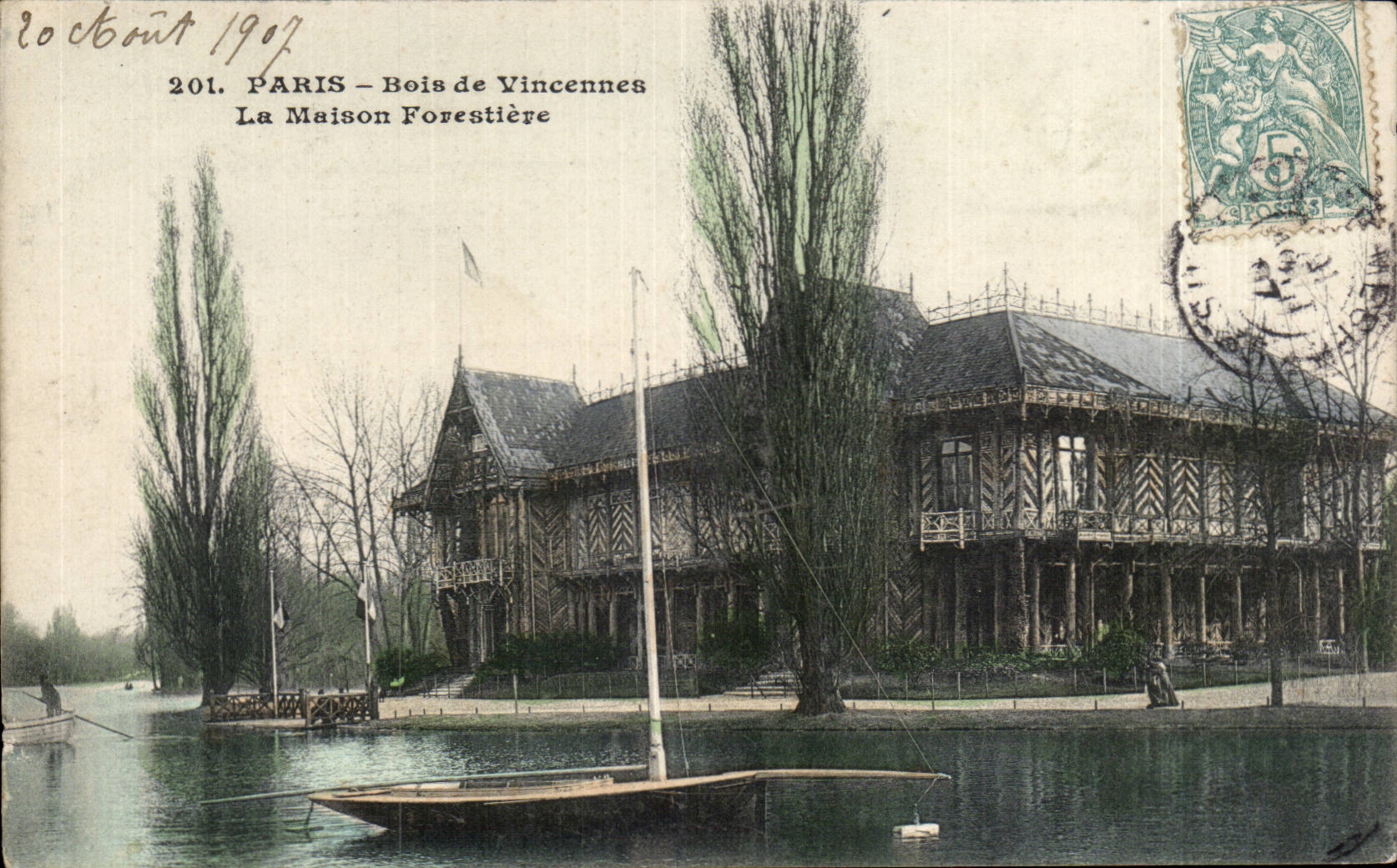 CPA Paris Wood of Vincennes the house forestiere