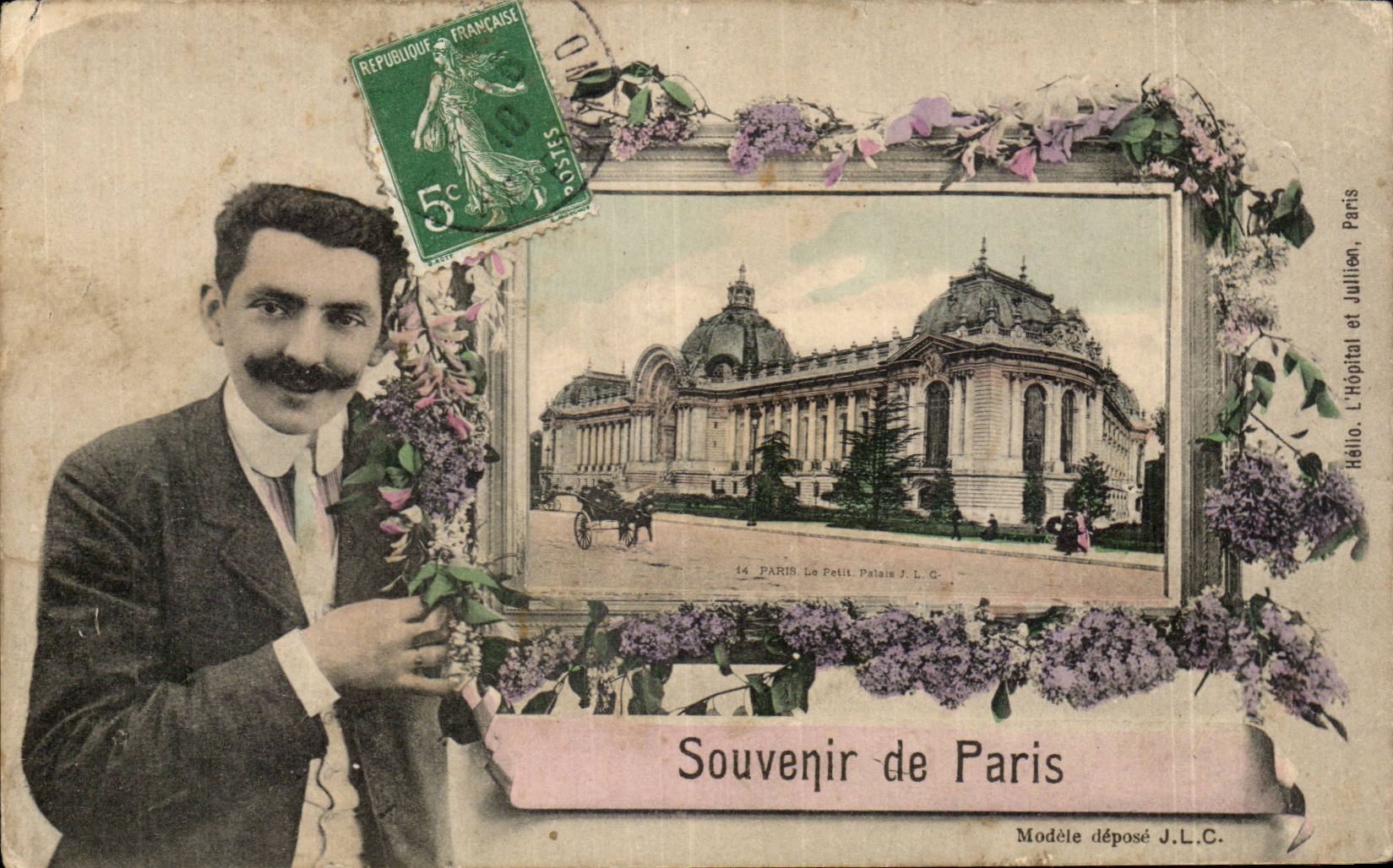 CPA Paris Souvenir Small palate