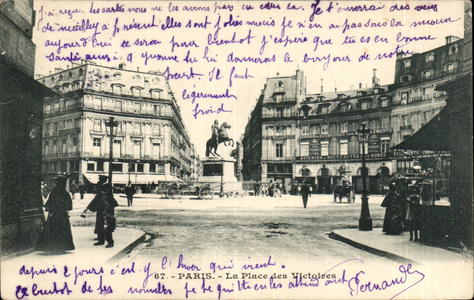 CPA Paris Place des victoires