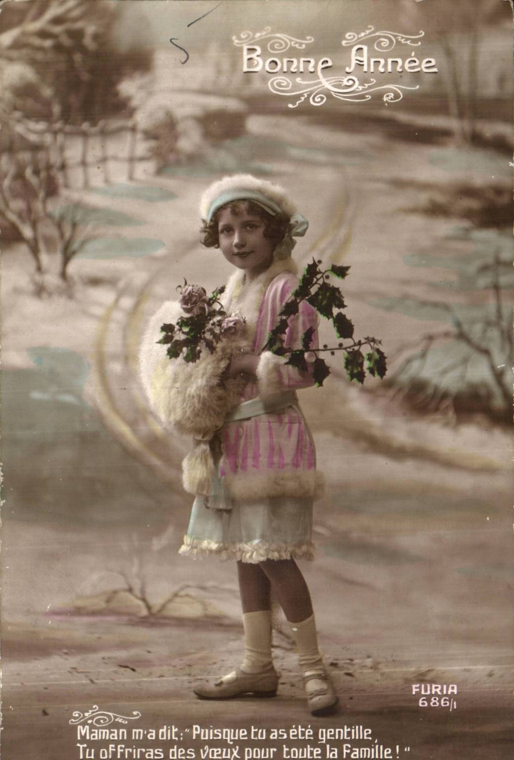 CPA Fantasy Child Happy New Year