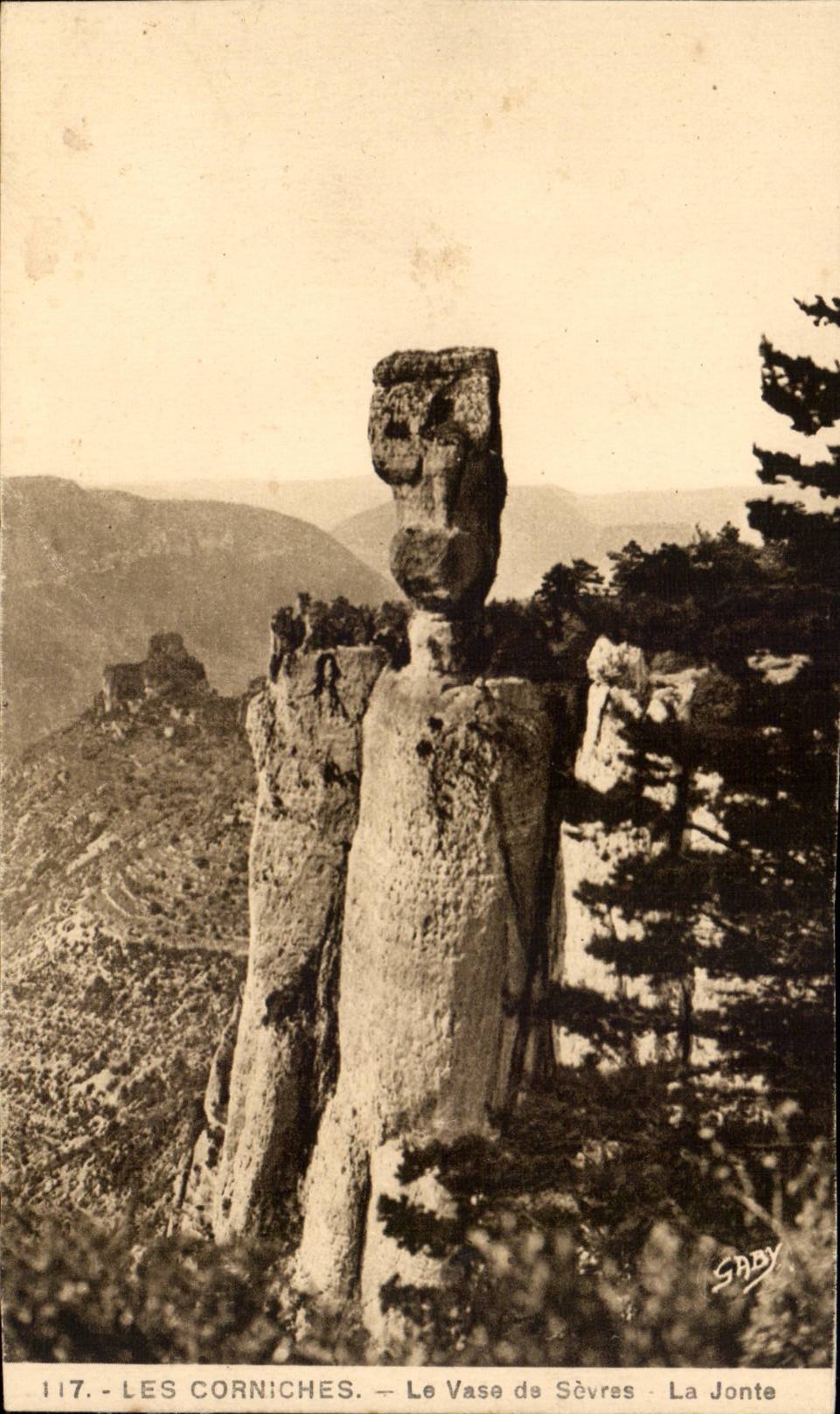 Cornices CPA the vase of Separate the jonte