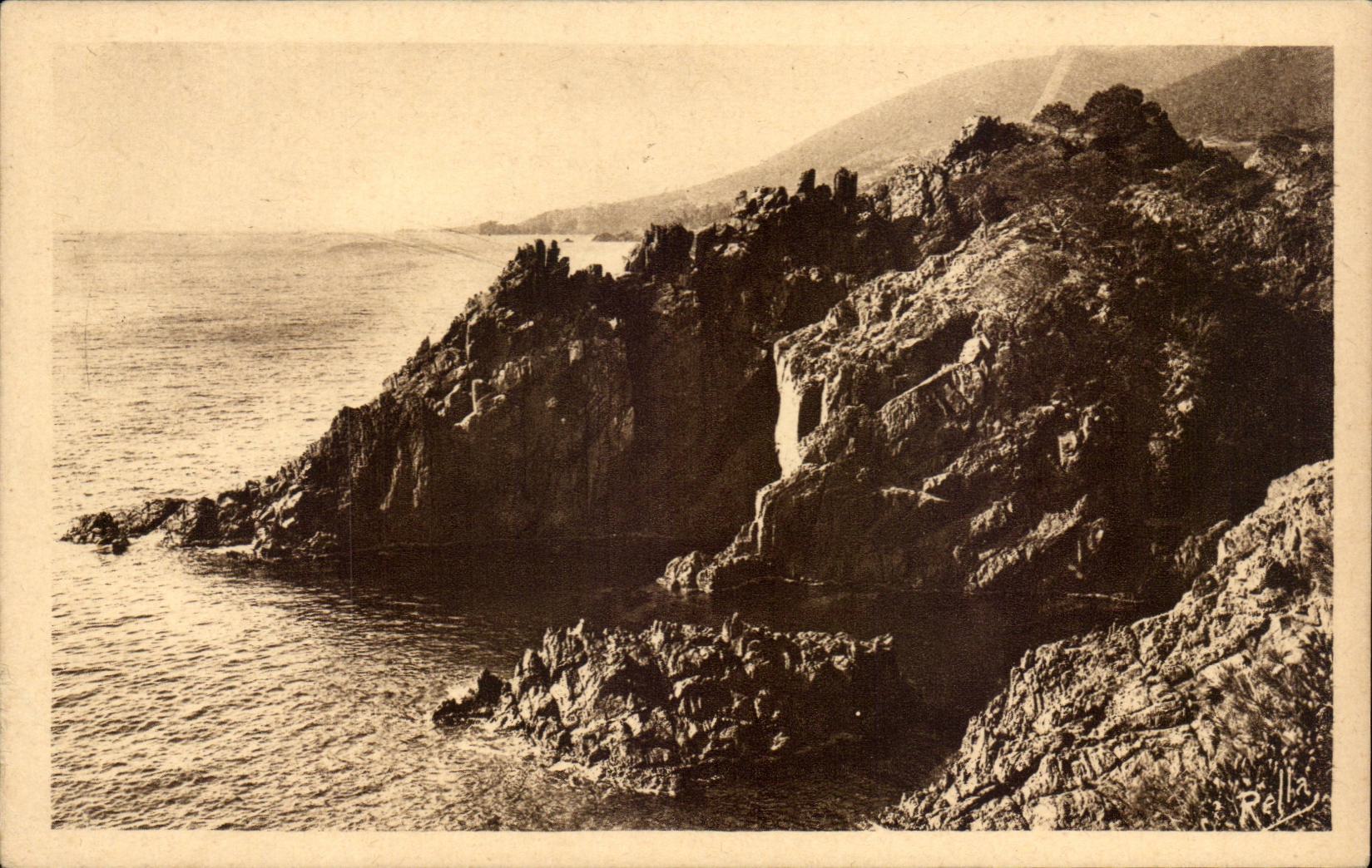 CPA Gesims der Goldfelsen von Trayas