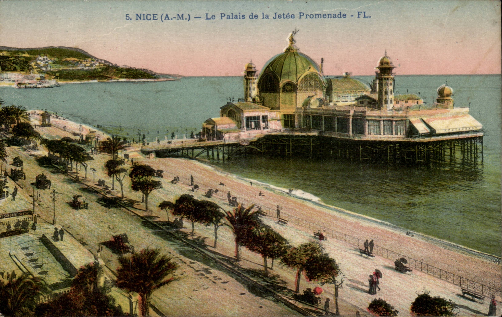 CPA Nice the palate of the pier walk