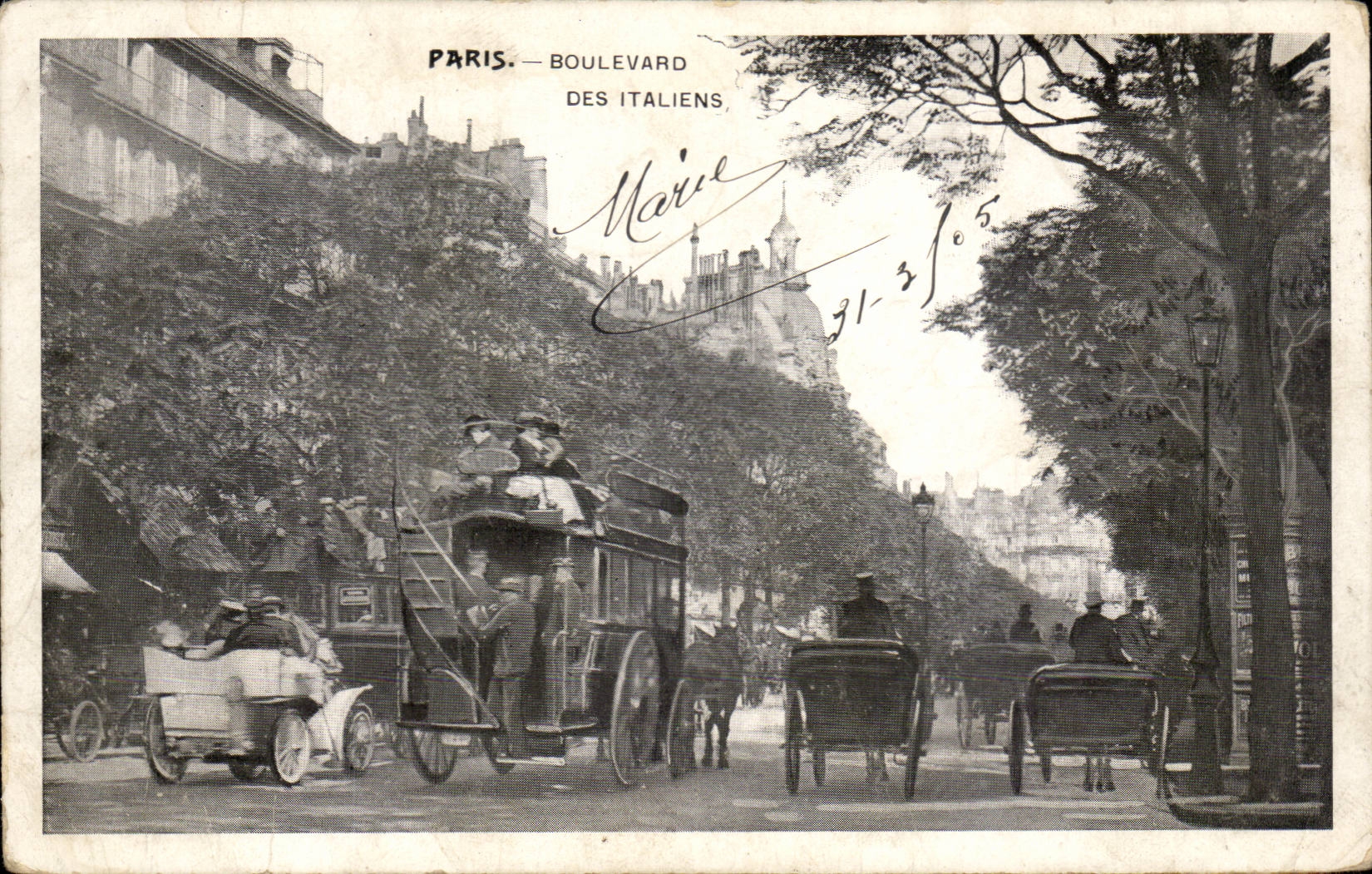 Paris CPA Boulevard des italiens