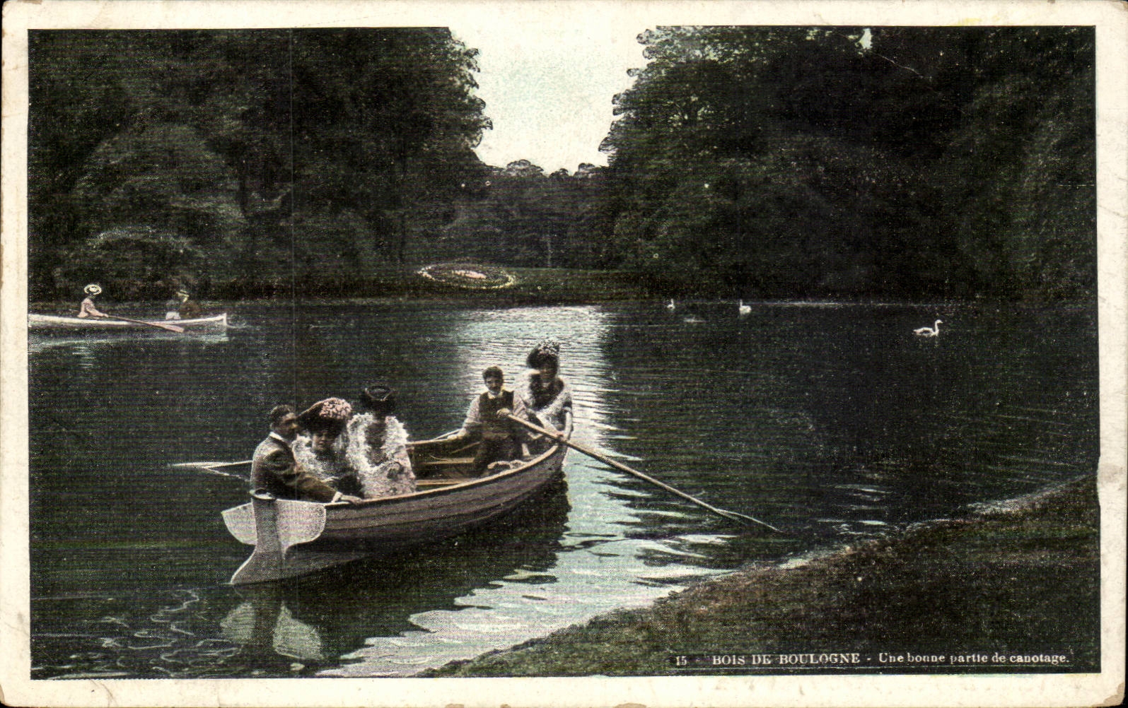 Paris CPA Bois de Boulogne Une bonne partie de canotage
