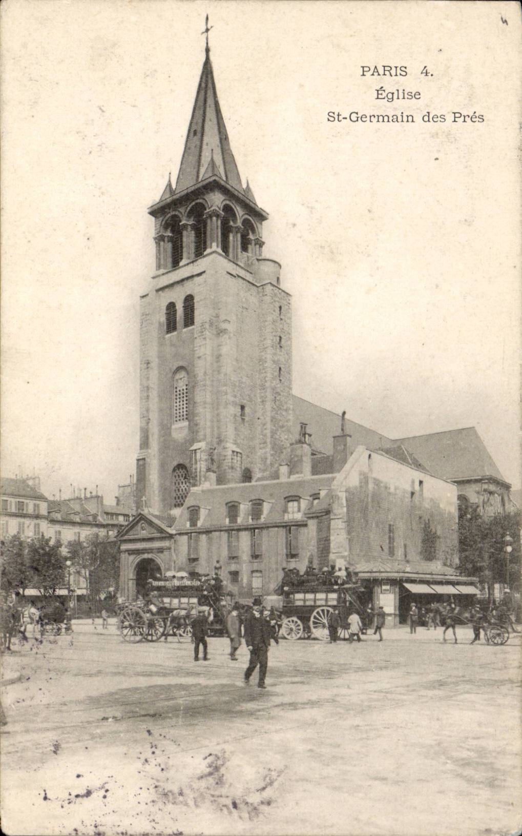 Paris CPA Church Saint Germain of Near