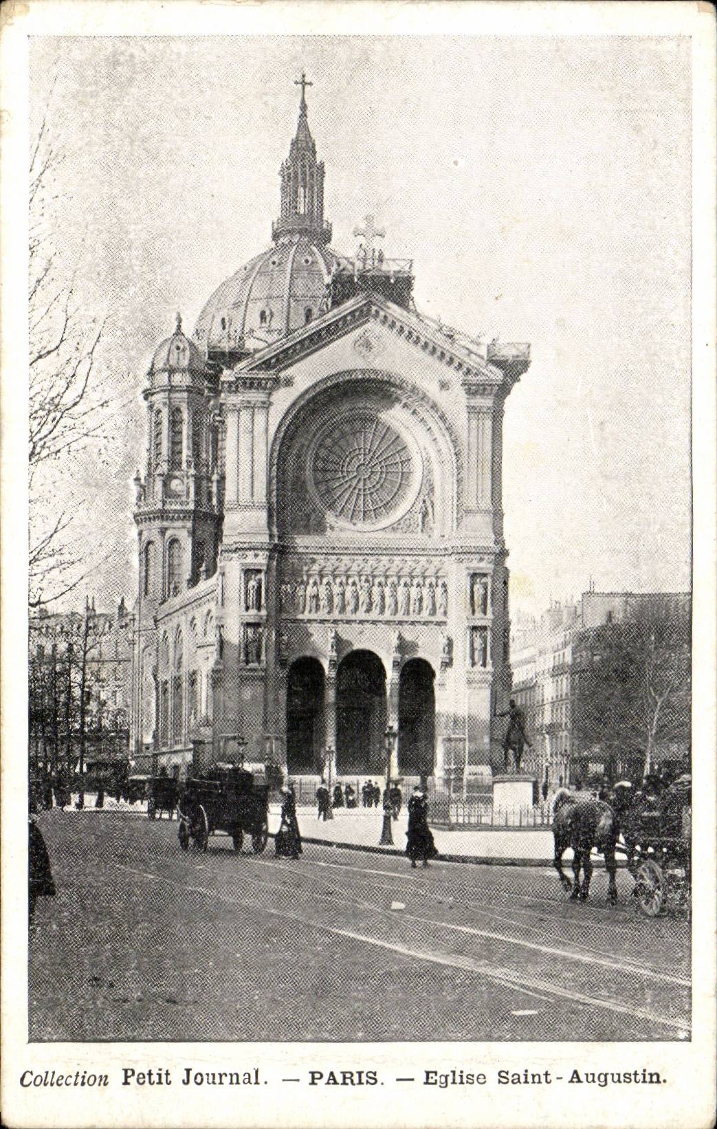 Paris CPA Church Saint Augustin
