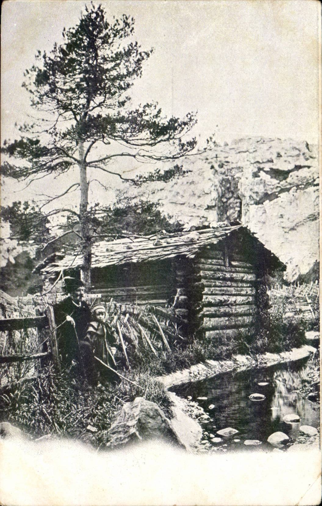 CPA Folklore-Neigungen im Kostumberg