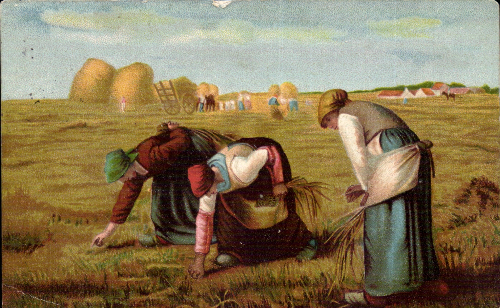 CPA Fantaisie Glaneuses 